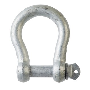 SHACKLE BOW GALVANISED M10  